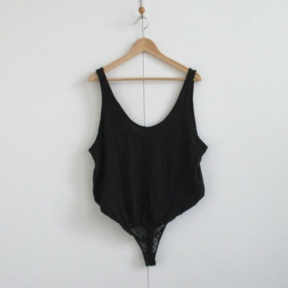 Free People Tops - Free People Sydney Bodysuit Black Size Small
